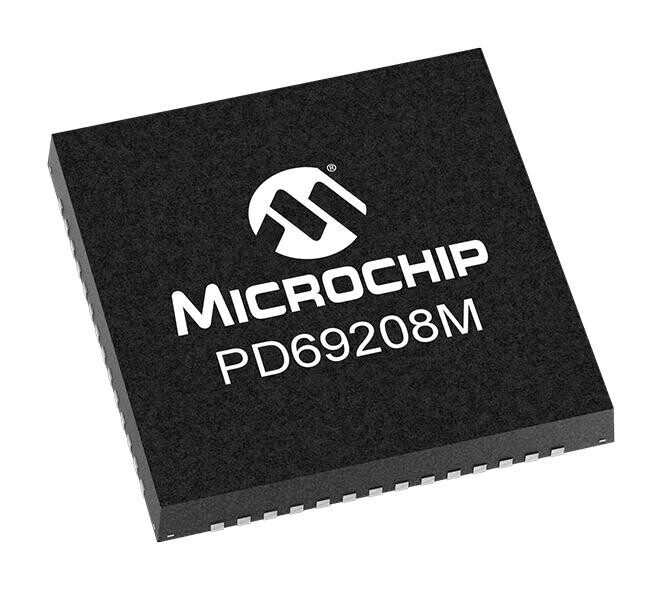 Microchip Technology Pd69208Milq-Tr-Le 8-Port Pse Poe Manager And Controller