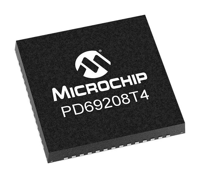 Microchip Technology Pd69208T4Ilq-Tr-Le 3-Port Pse Poe Manager And Controller