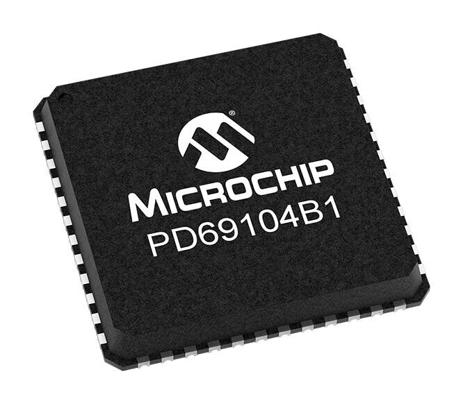 Microchip Technology Pd69104B1Ilq-Tr Poe Manager, 4-Port, -10 To 85Deg C