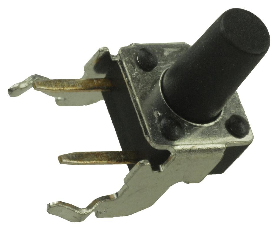 E-Switch Tl1105Sf160Q. Tactile Sw, Spst-No, 0.05A, 12Vdc, 160Gf