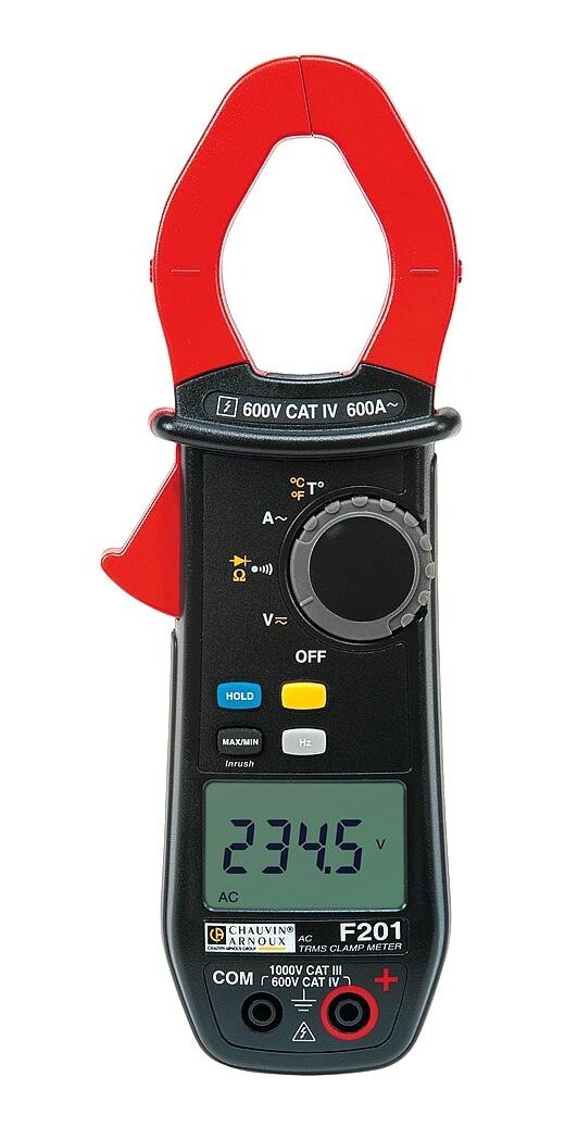 Chauvin Arnoux P01120921 Trms Clamp Multimeter, 600A, 6000Count