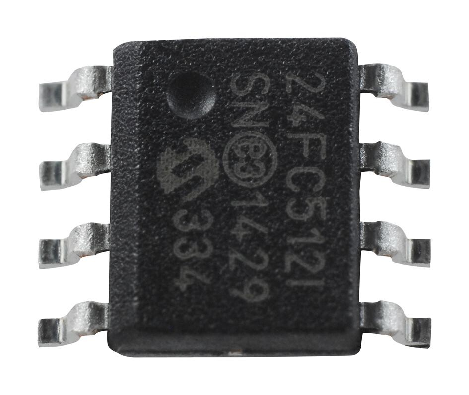 Microchip Technology 24Fc512-I/sn Eeprom, 512Kbit, -40 To 85Deg C