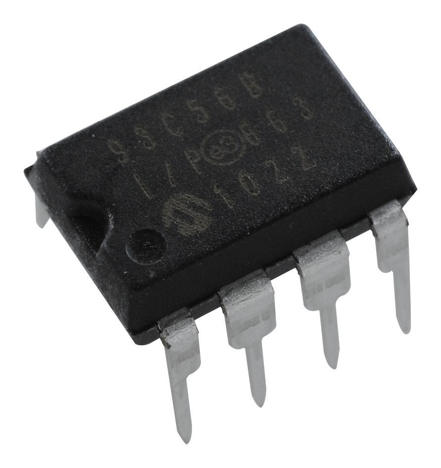 Microchip Technology 93C56B-I/p Eeprom, 2Kbit, -40 To 85Deg C