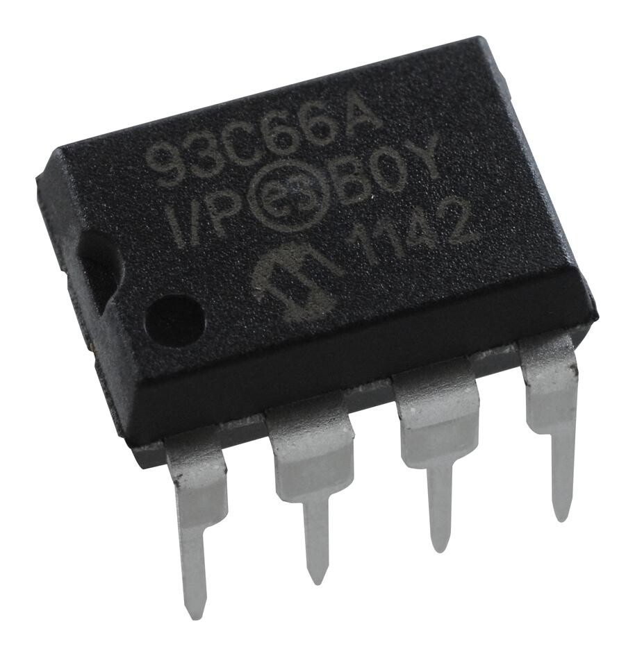Microchip Technology 93C66A-I/p Eeprom, 4Kbit, -40 To 85Deg C