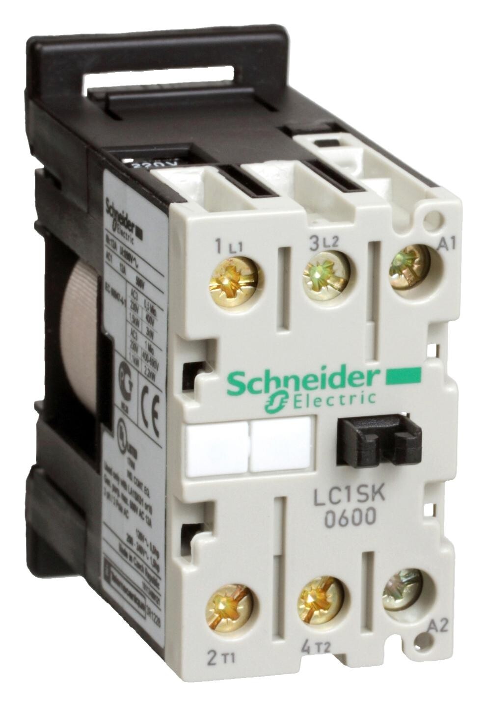 Schneider Electric Lc1Sk0600F7 Contactor, Dpst-No, 110Vac, Din Rail