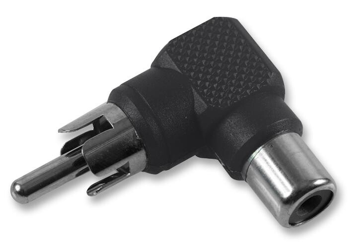 Microchip Technology Adm01097 Phono Adaptor, 90Deg, Black