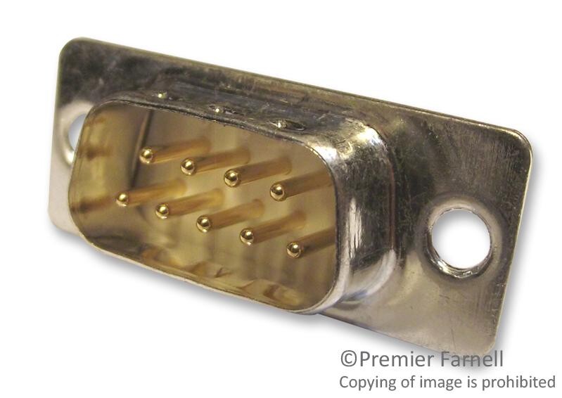 Cinch Connectivity Solutions Fde-9Pti2/1 Plug, D, Filtered, T&d, 9Way