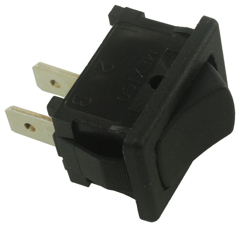 Carling Technologies / Littelfuse 651262-Bb-0N Switch, Rocker, Spst, 12A, 250V, Black