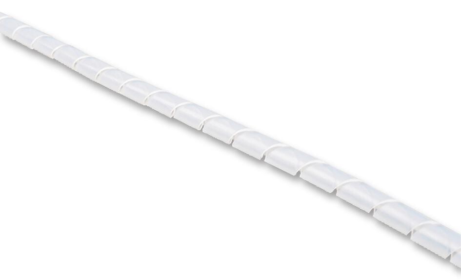 Hellermanntyton 161-45100 Sbptfe4-Ptfe-Na Sleeving, Spiral, Ptfe, 4Mm, 5M