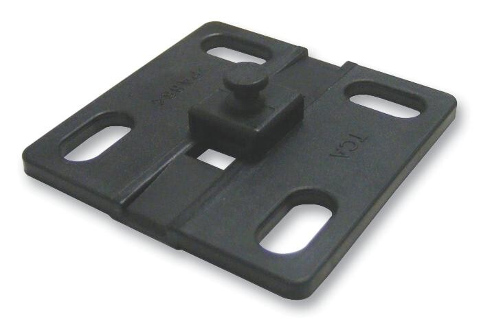 Hellermanntyton 161-64013 Hwbasea-Pa66Hirhs-Bk Base, Hw Clips, Pk50