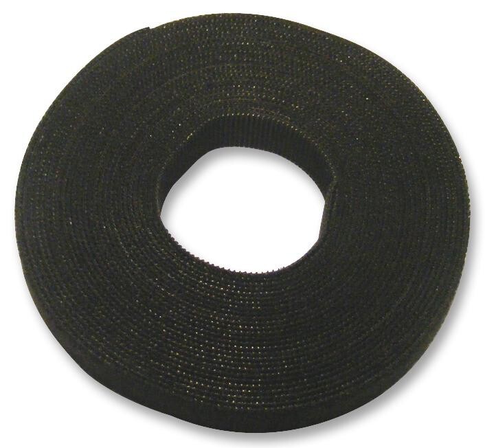 Hellermanntyton 130-00020 Textie 5M-Pa66/pp-Bk Loop Tie, Black, 5Mx12.5Mm, Pk5