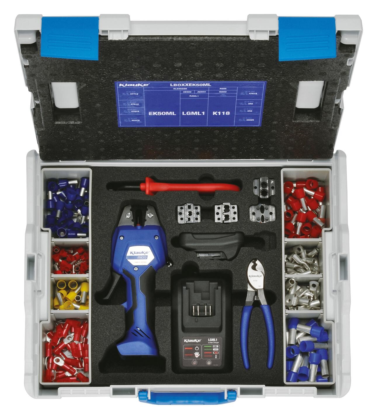 Gustav Klauke Lboxxek50Ml Micro Tool Workshop Kit