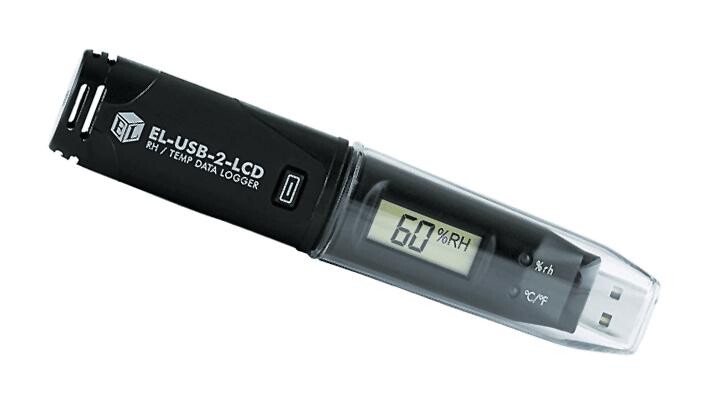 Lascar El-Usb-2-Lcd Data Logger, Humidity/dew Point, 1Ch/usb
