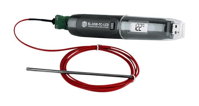 Lascar El-Usb-Tc-Lcd Data Logger, Thermocouple, 1Ch, Usb