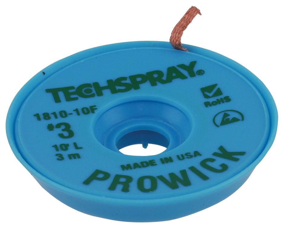 Techspray 1810-10F.. Desoldering Braid