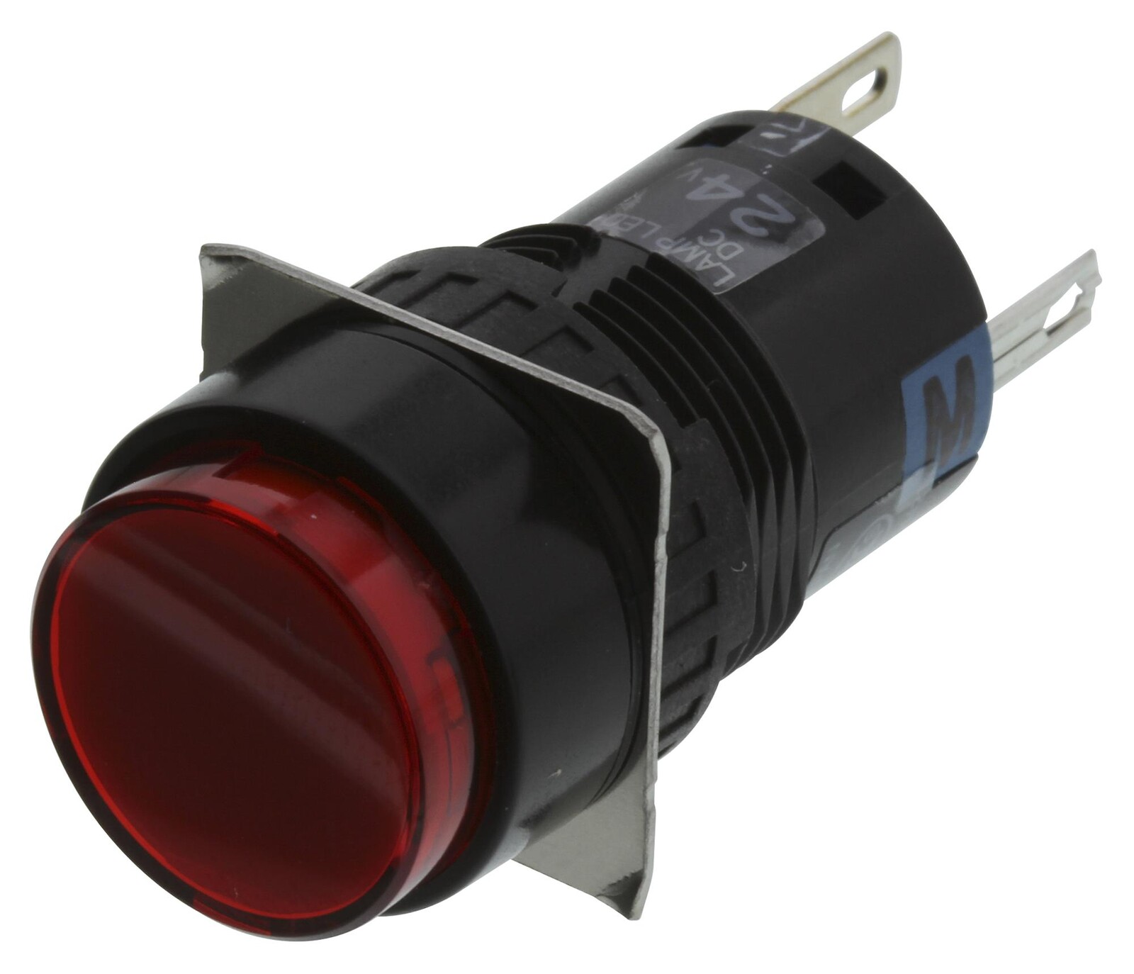 Idec Al6M-M14P-R Switch, Industrial Pushbutton, 18Mm