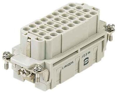 Harting 09320323101 Rectangular Han Insert, Socket, 32Way Crimp