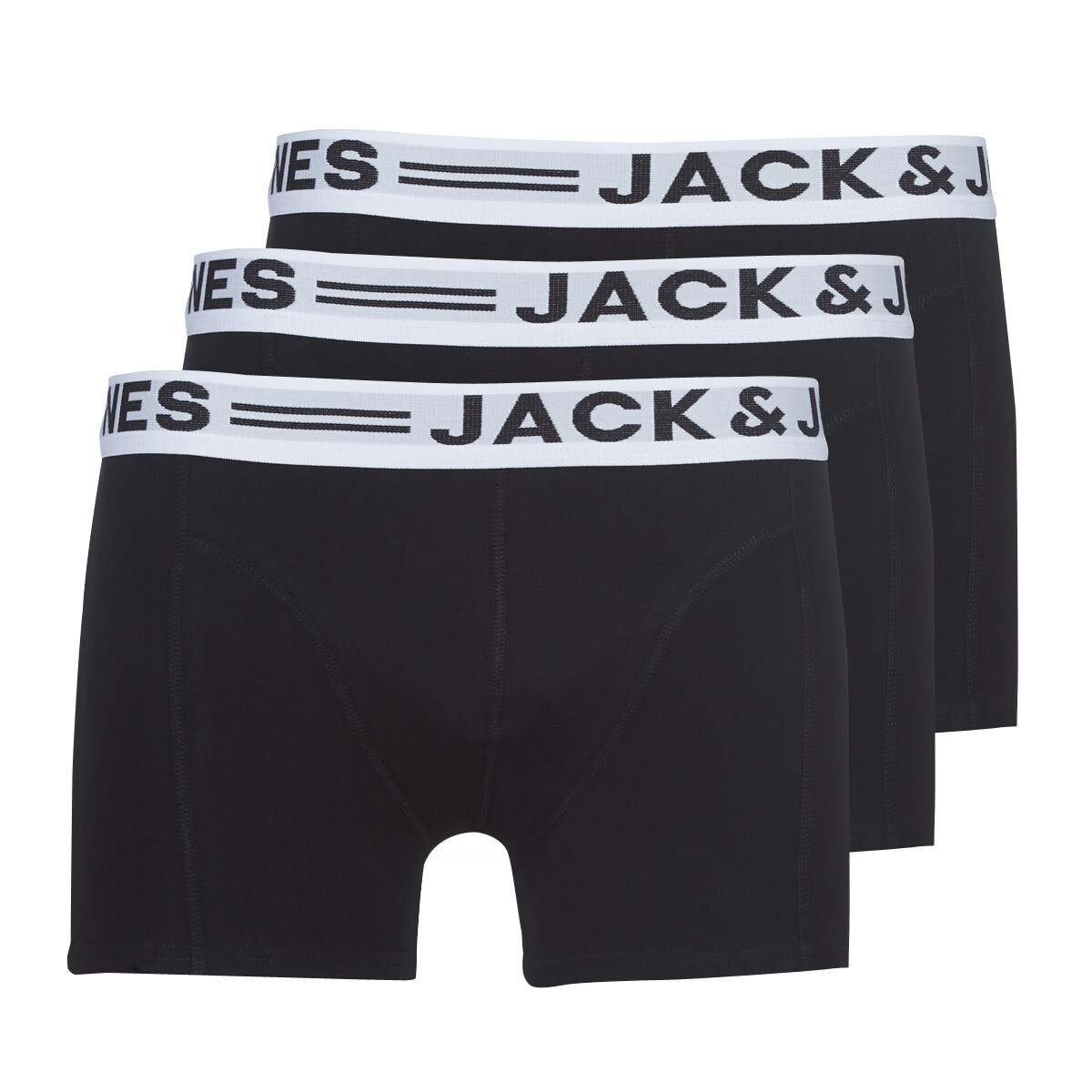 Jack & Jones  SENSE X 3  Černá