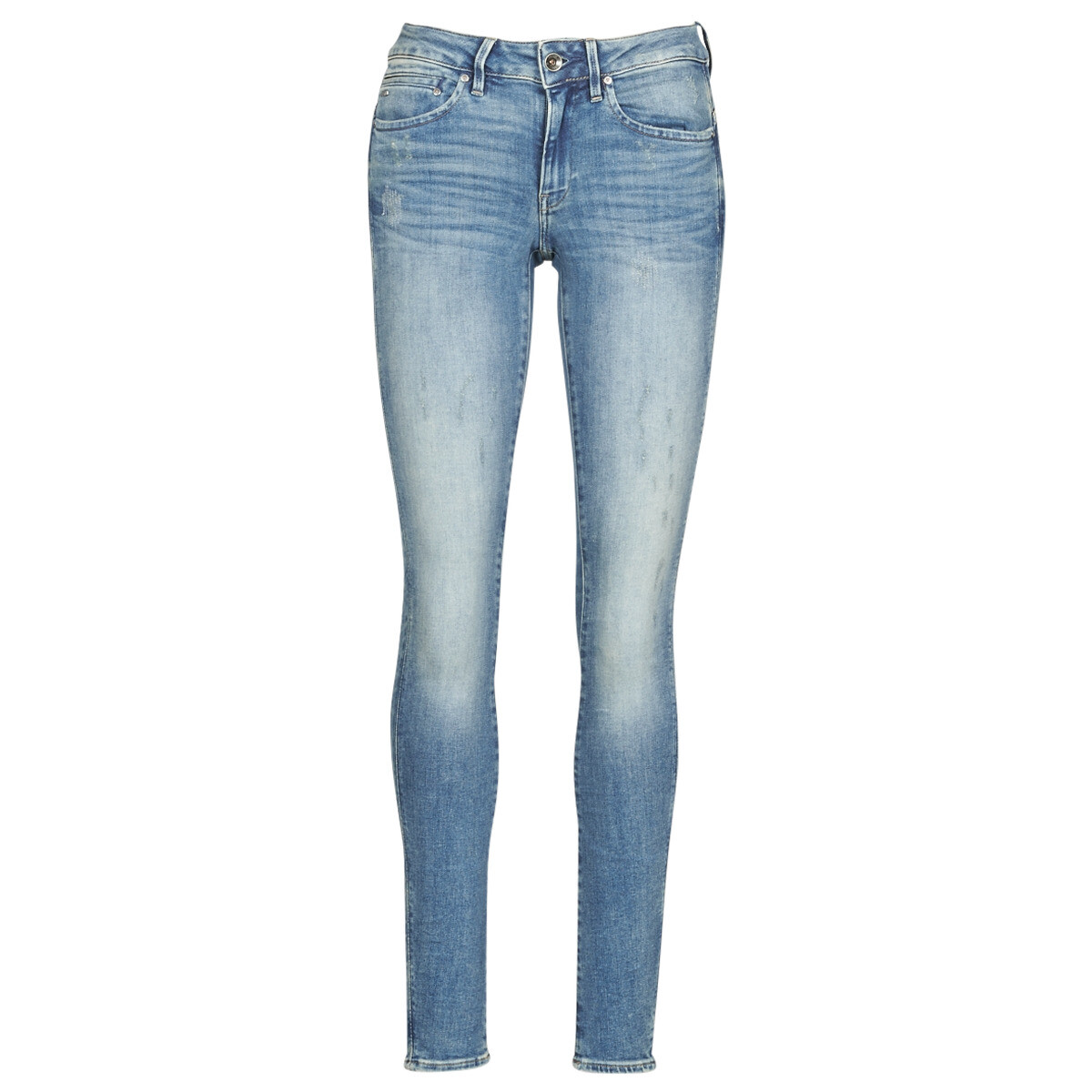G-Star Raw  MIDGE ZIP MID SKINNY WMN  Modrá