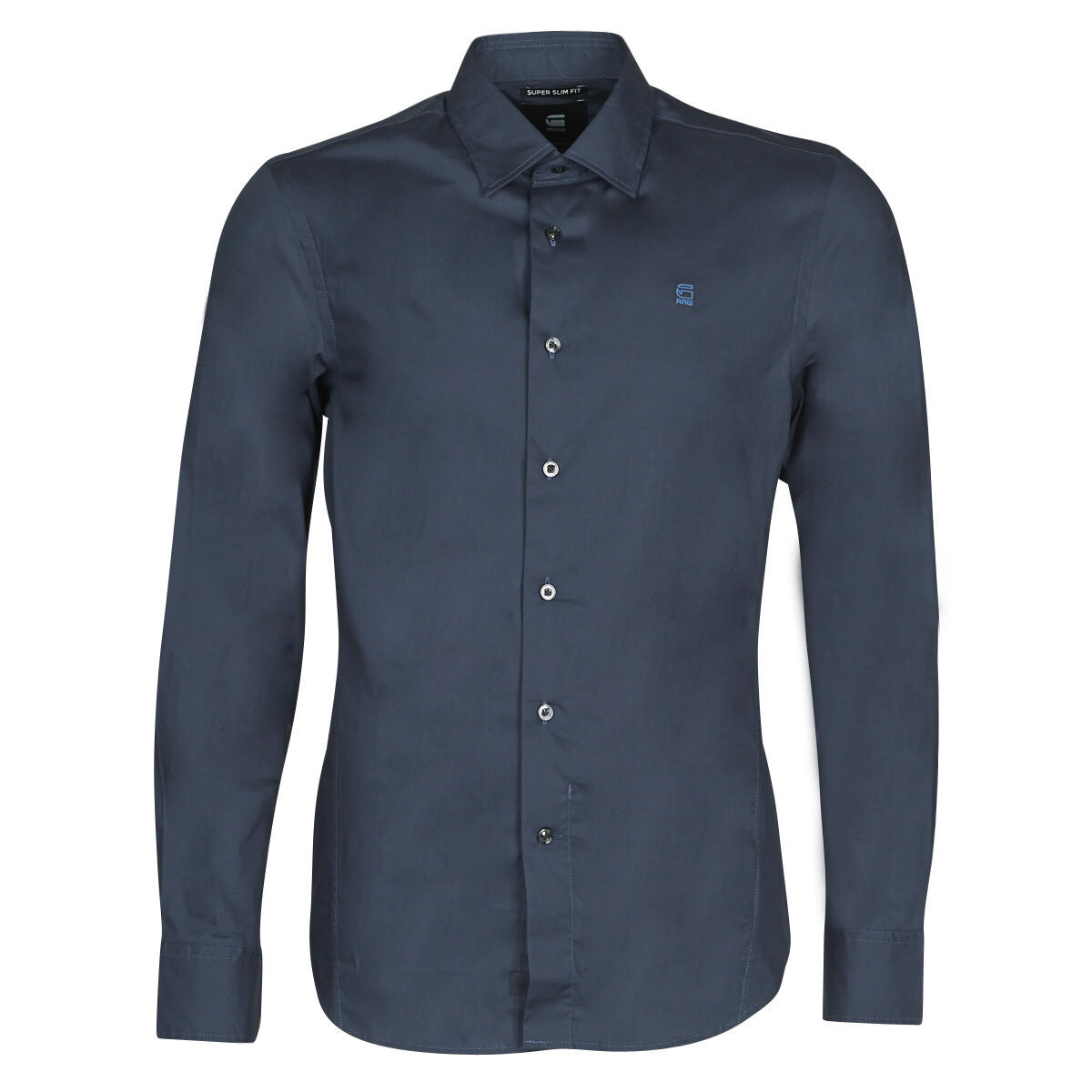 G-Star Raw  DRESSED SUPER SLIM SHIRT LS  Modrá