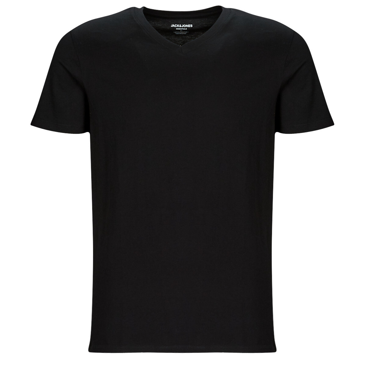 Jack & Jones  JJEORGANIC BASIC TEE SS V-NECK  Černá