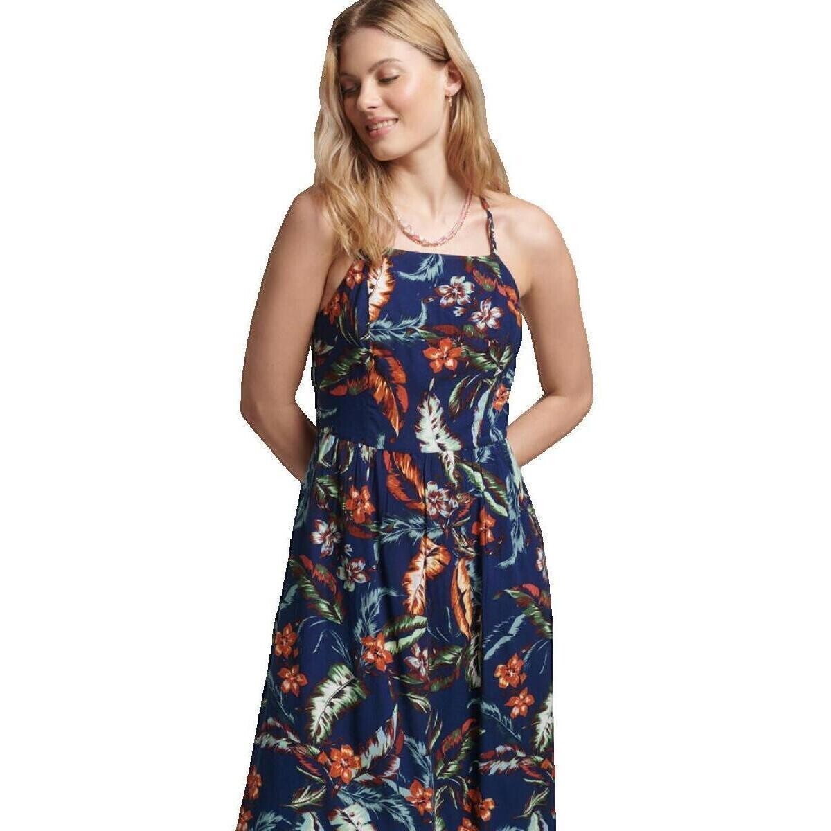 Superdry  Vintage Cami  Modrá