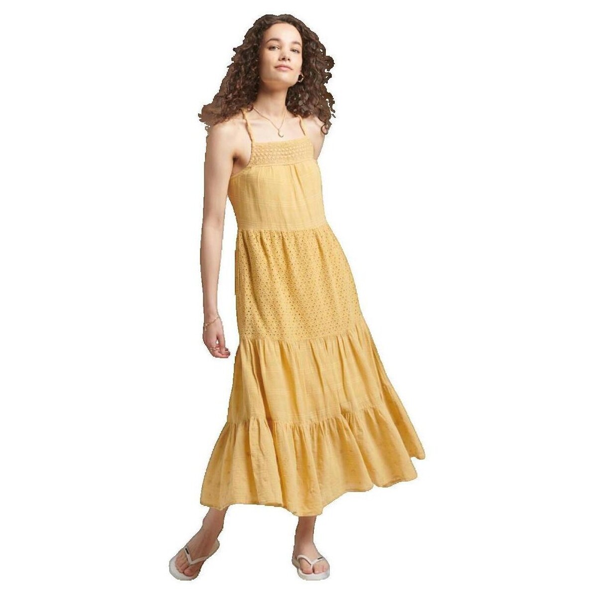 Superdry  Long Camisole For Vintage  Žlutá