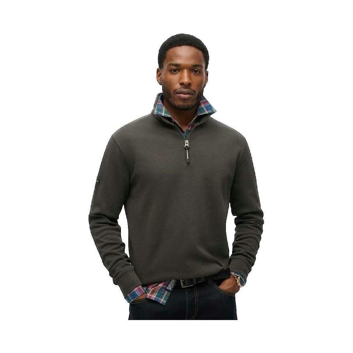 Superdry  Utility Henley  Šedá