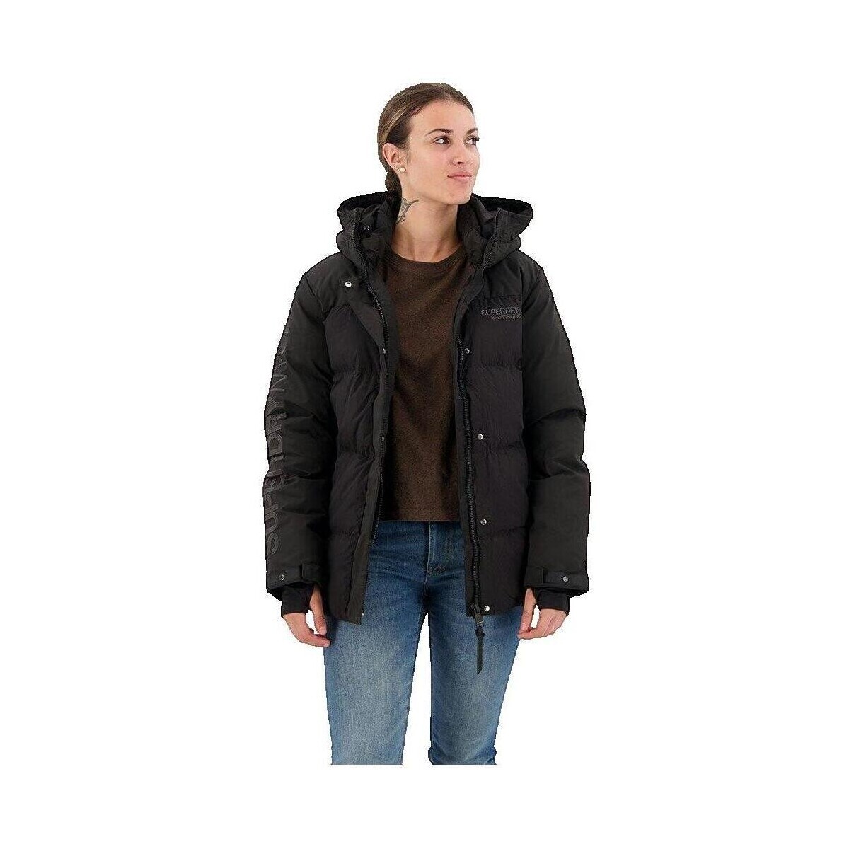 Superdry  City Padded Wind  Černá