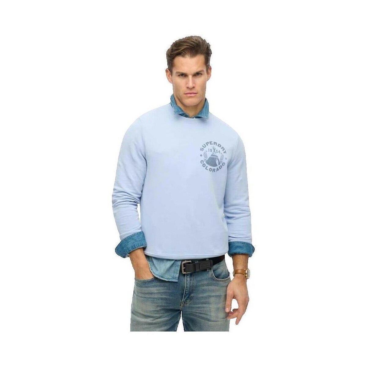 Superdry  Lo-Fi Mono Relaxd  Modrá