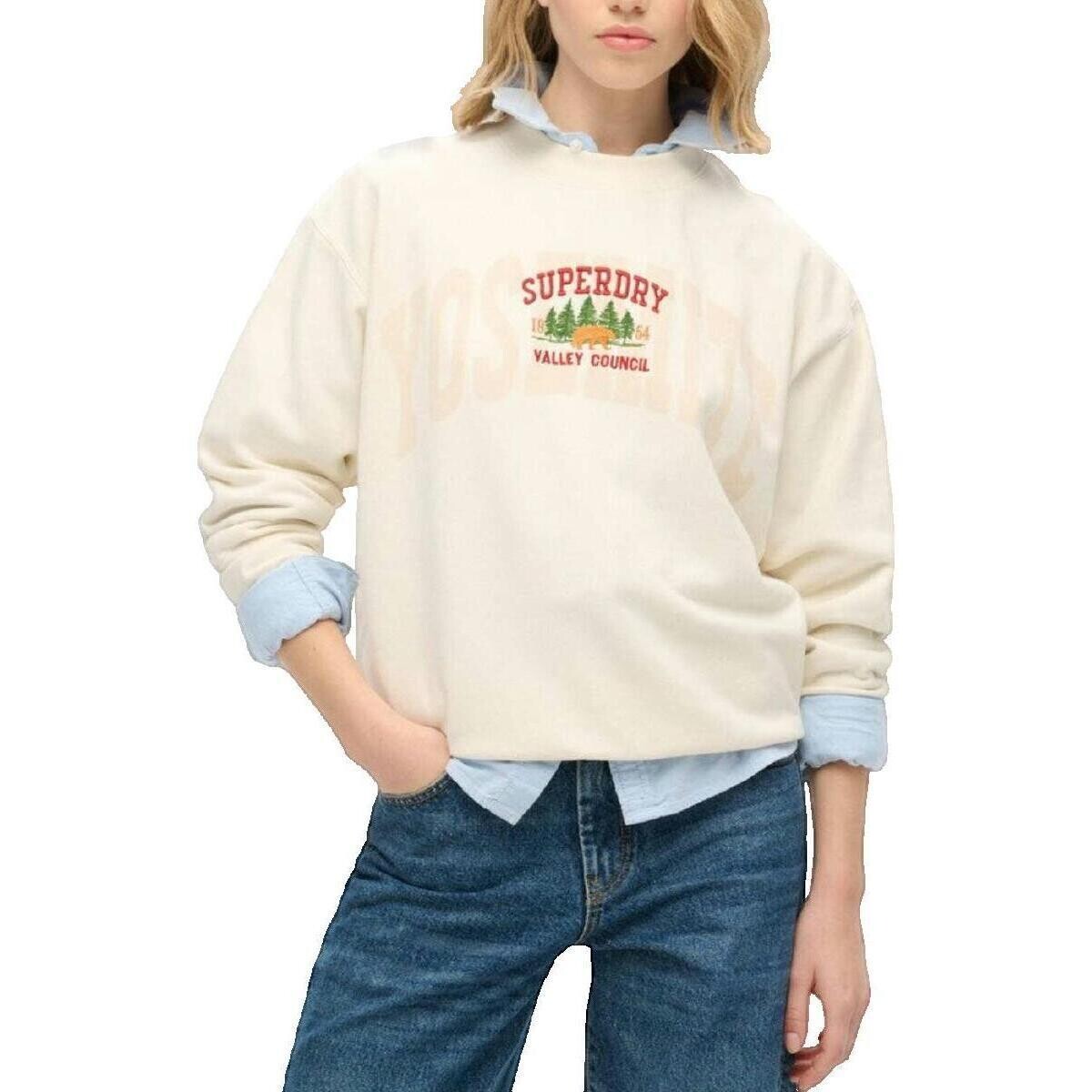 Superdry  Travel Souvenir Loose  Béžová