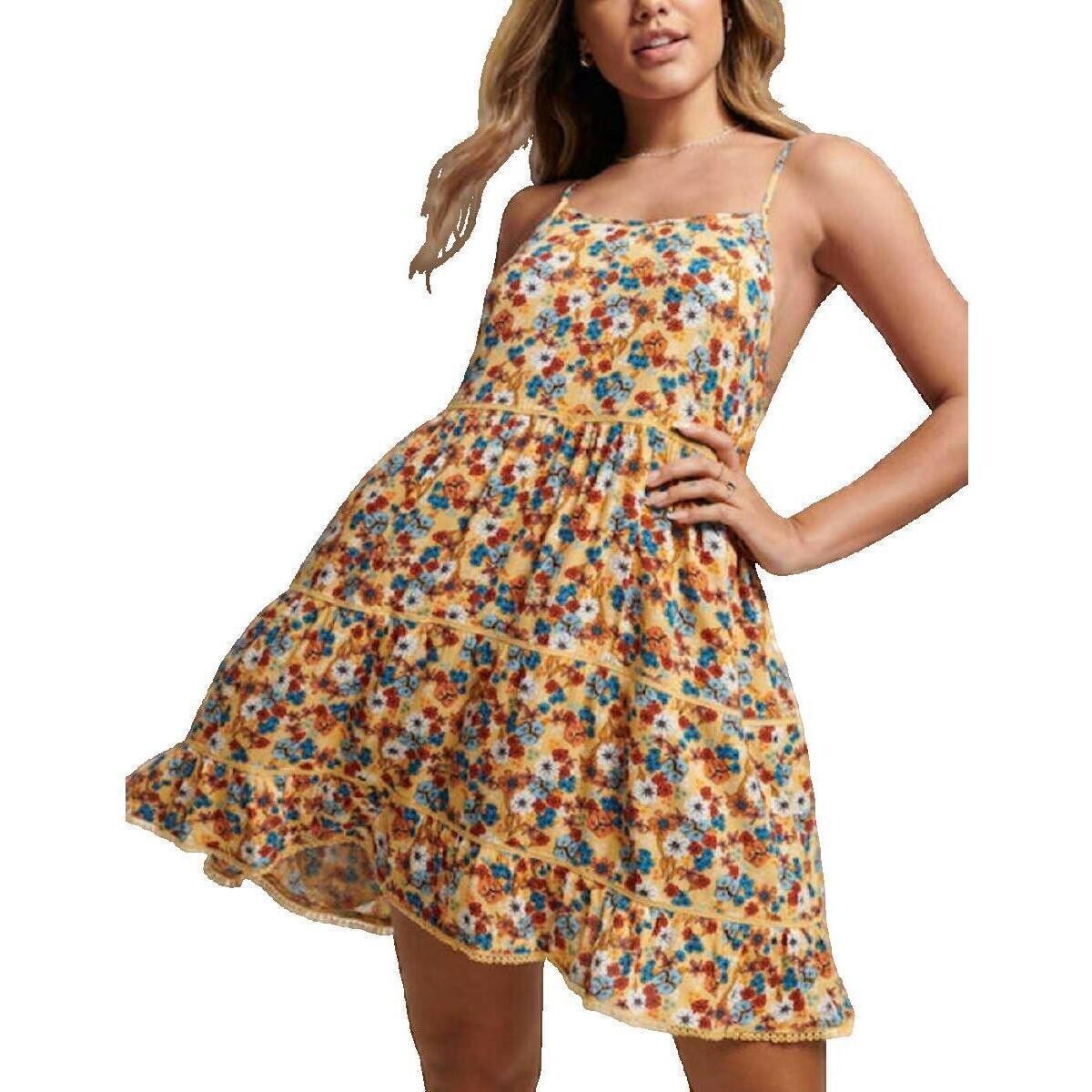 Superdry  Vintage Mini Beach Cami  Žlutá