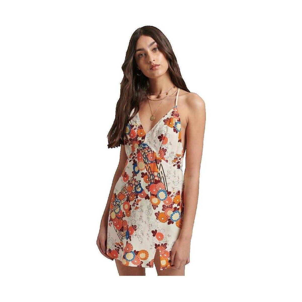 Superdry  Vintage Mini Slip Halter  Bílá
