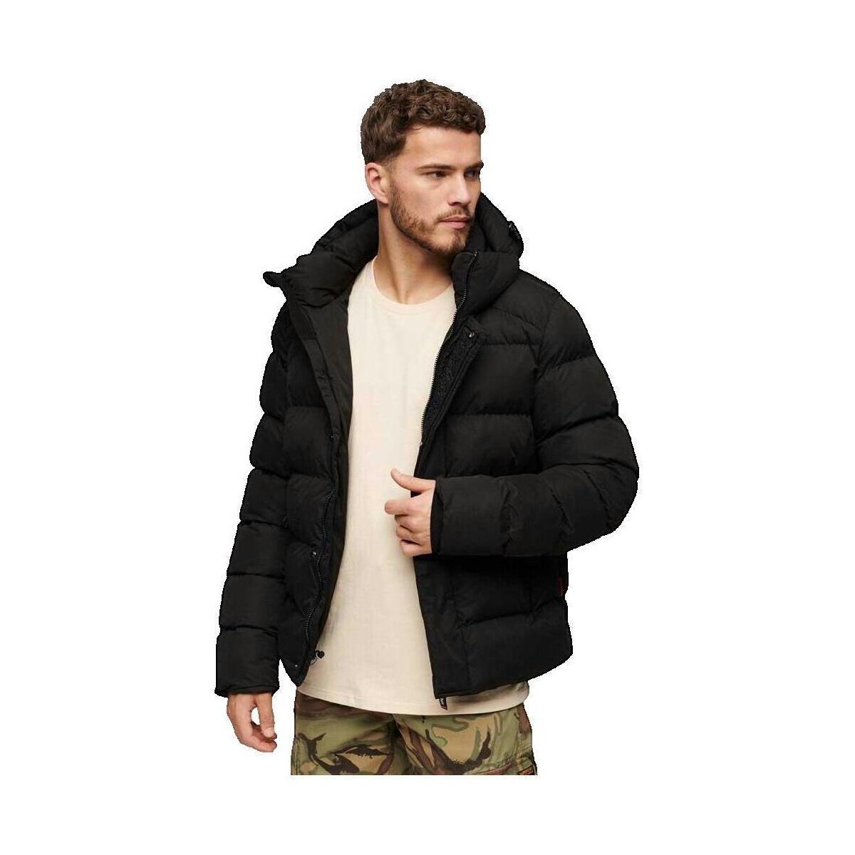 Superdry Microfibre Černá