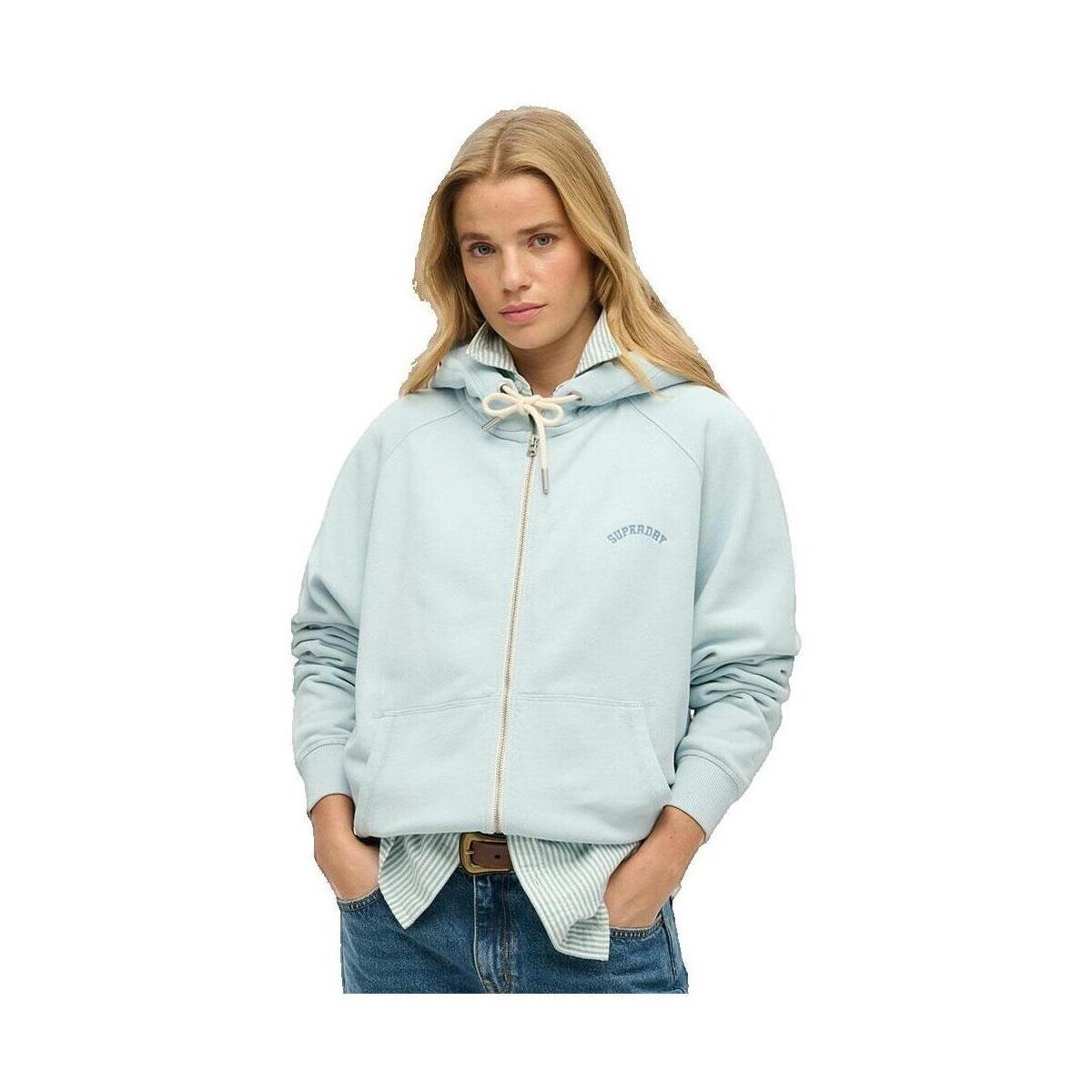Superdry  Essential Osz Raglan  Modrá