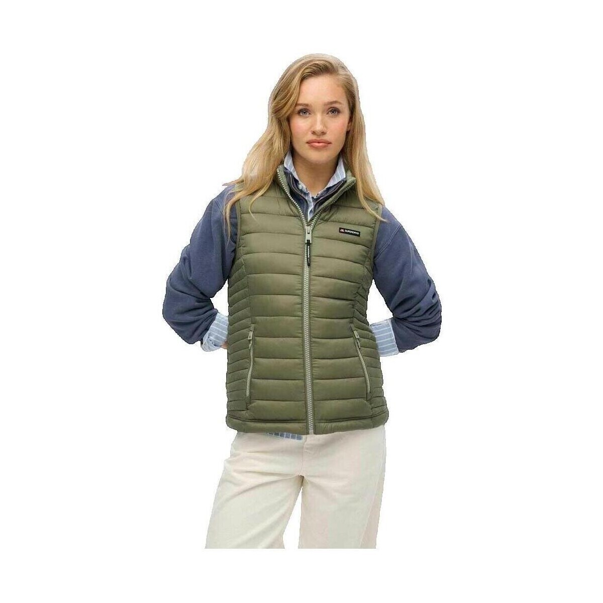 Superdry  Fuji Lite Padded  Zelená