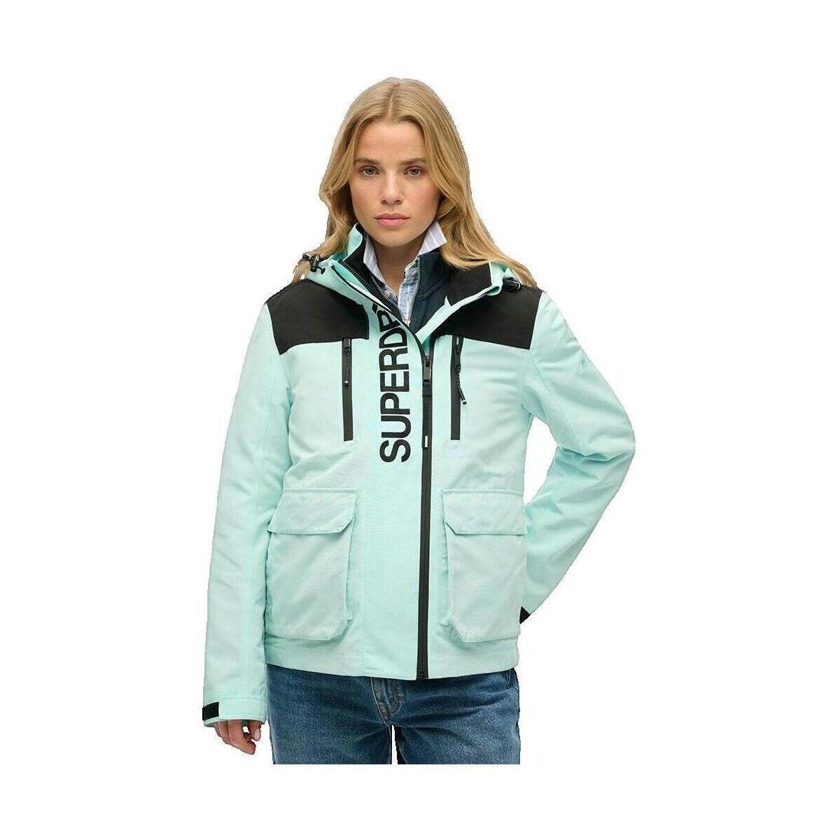Superdry  Colour Block Ult Windbreaker  Modrá