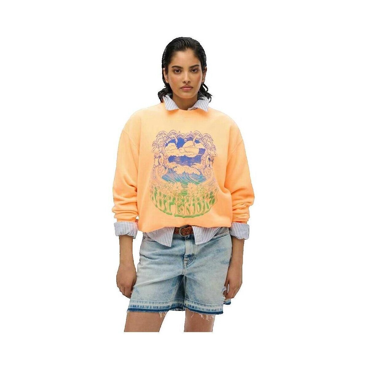Superdry  Psych Loose  Oranžová