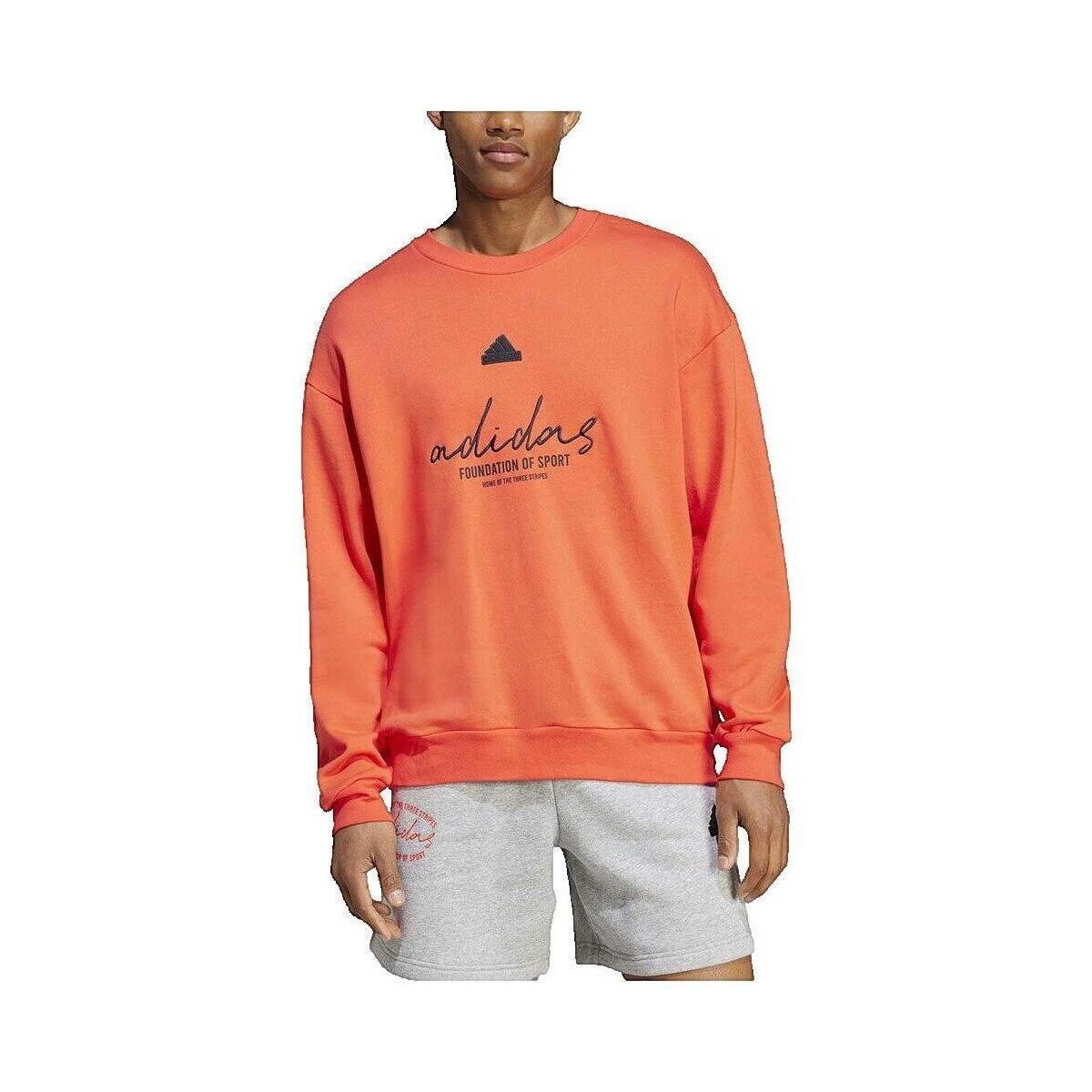 adidas  Sweatshirt  Brand Love French Terry  Oranžová