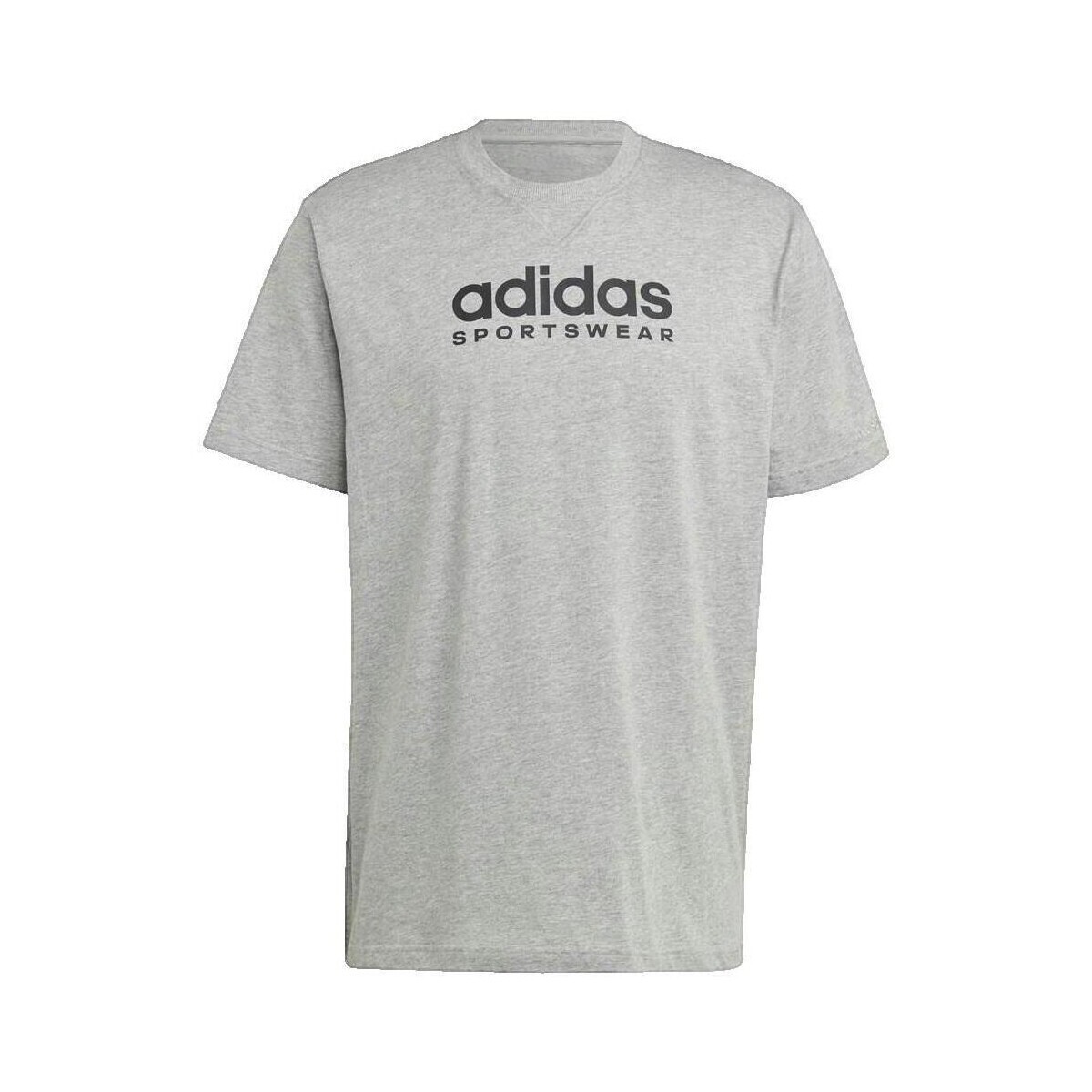 adidas  T-shirt  gris en coton  Šedá