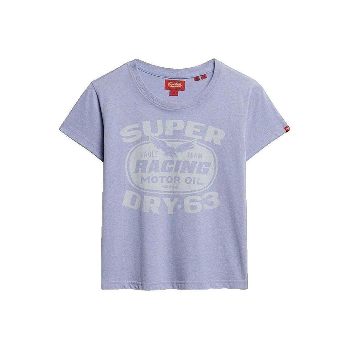 Superdry  T-shirt  Archive Kiss imprimé  Fialová