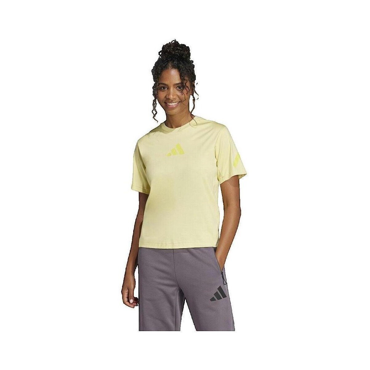 adidas  T-shirt  Z.N.E manches courtes jaune  Žlutá