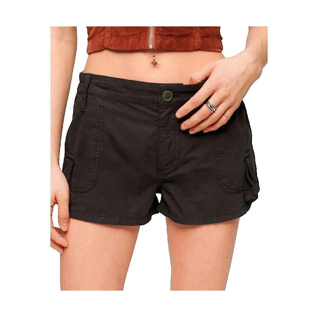 Superdry  Short Cargo  Vintage Utility  Černá