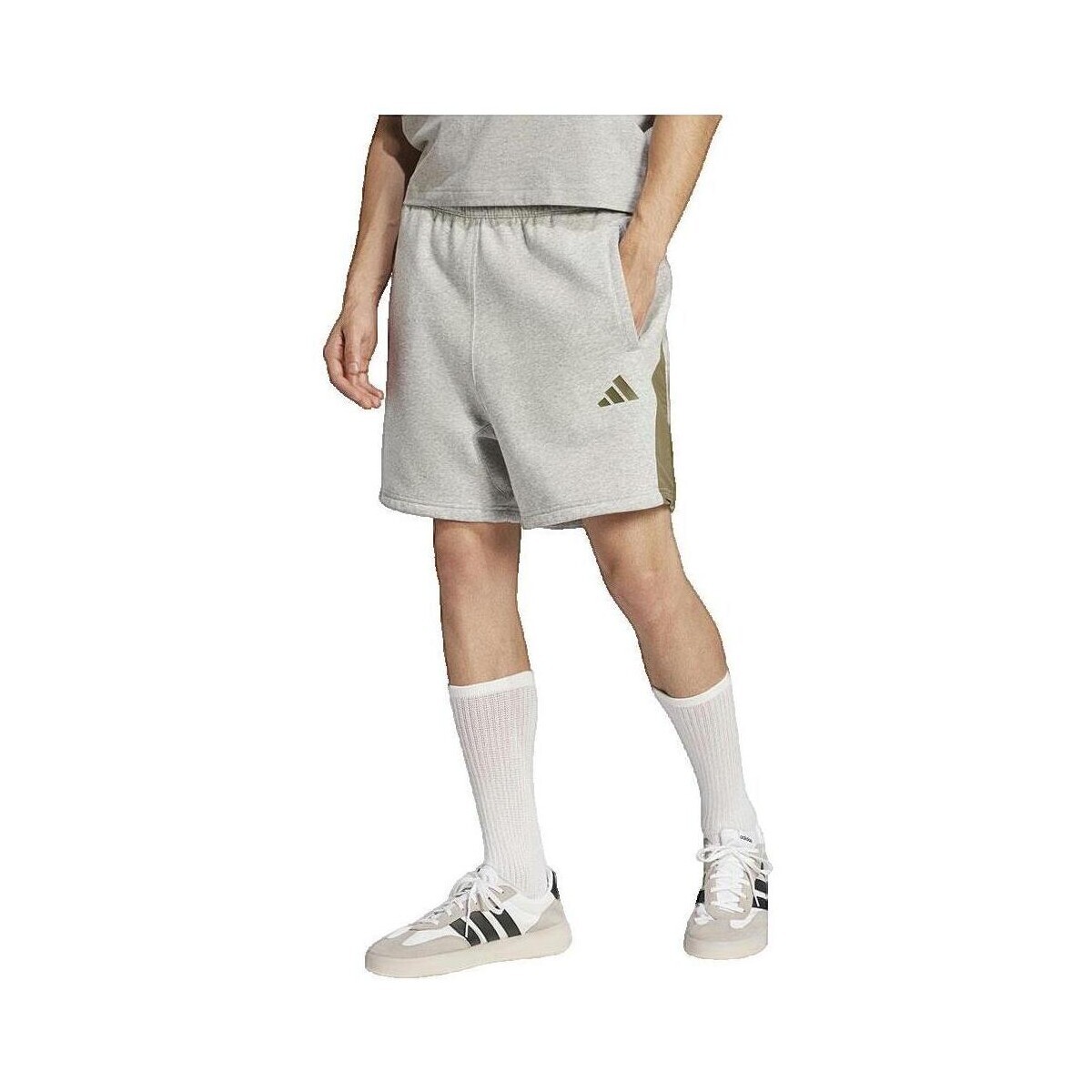 adidas  Short  Seasonal Essentials gris  Šedá