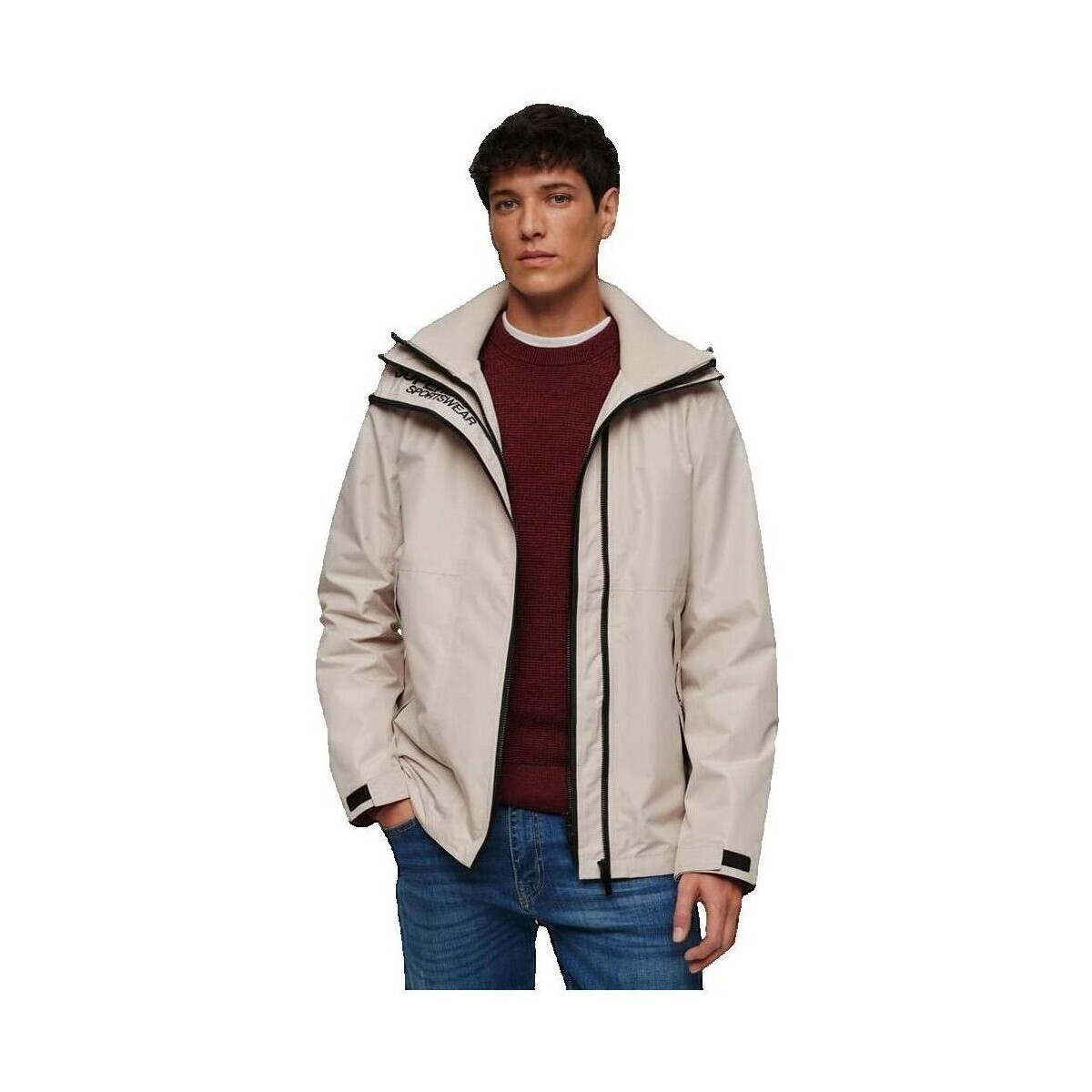 Superdry  Manteau  Yachter SD Windbreaker coupe-vent  Červená