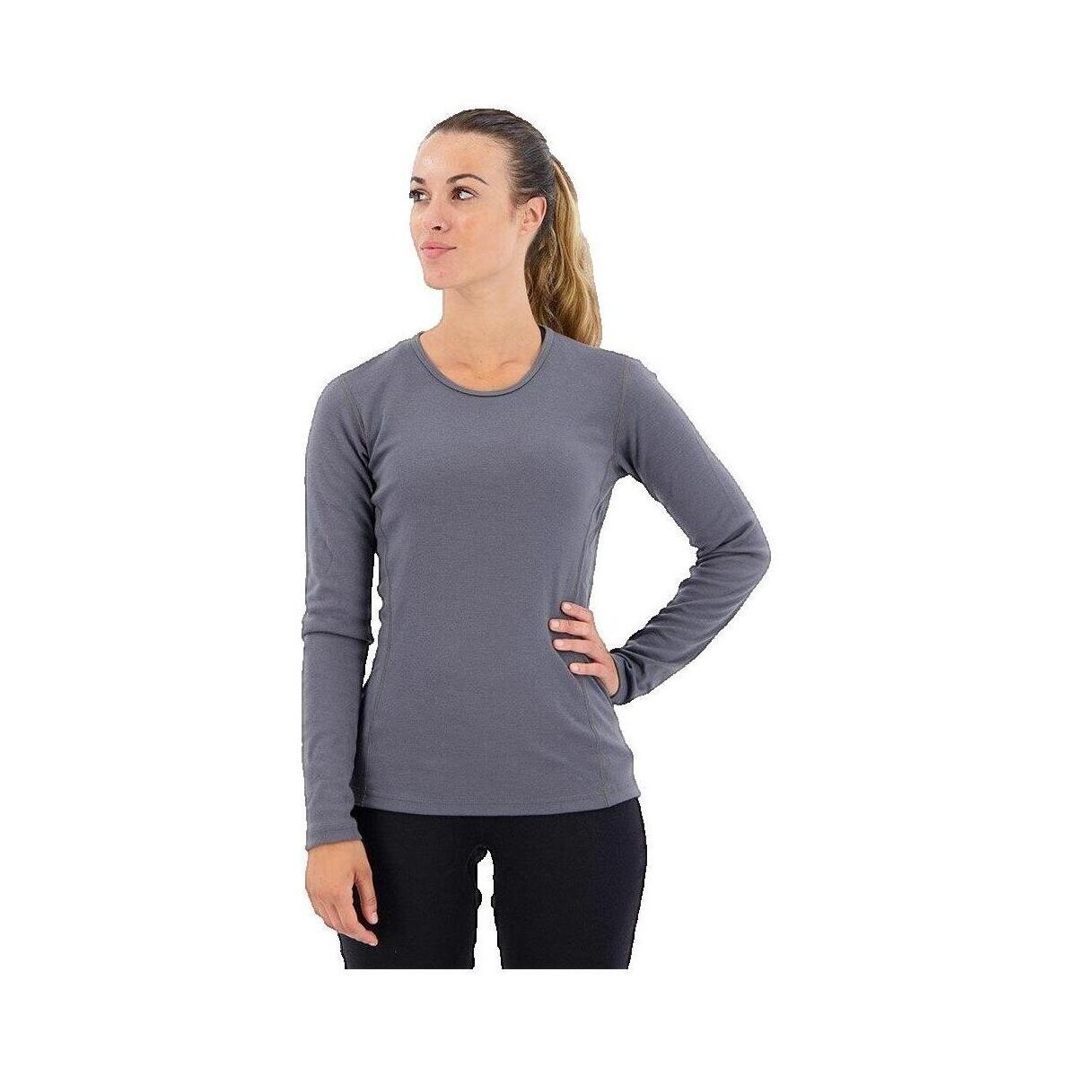 adidas  Haut manches longues  Xperior Merino 260  Šedá