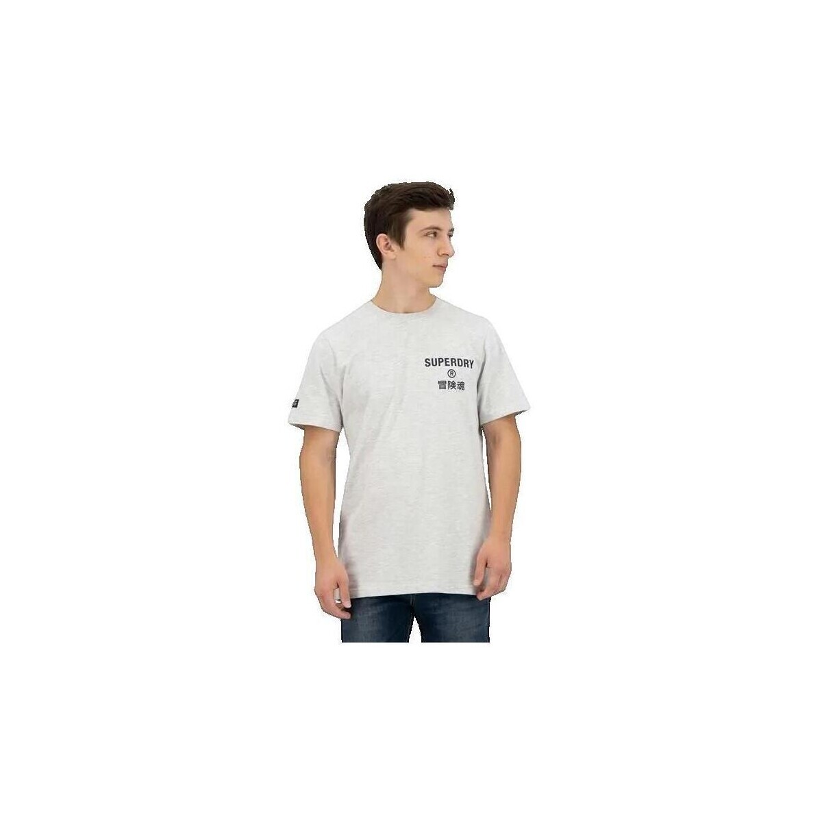 Superdry  T-shirt  Vintage Corp Logo Marl  Šedá