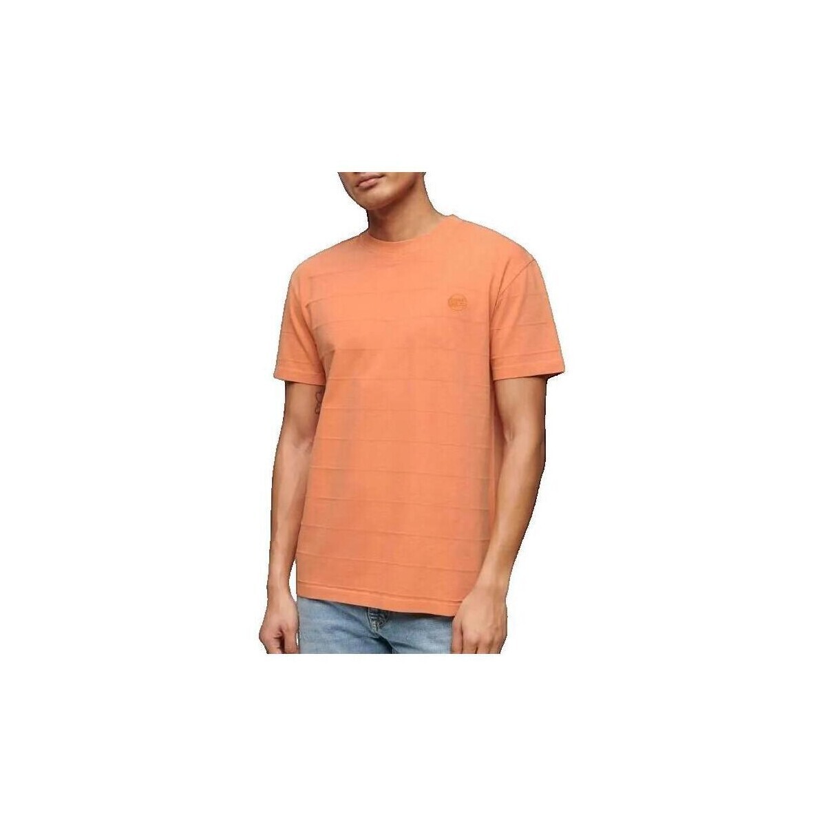 Superdry  T-shirt  Vintage Texture manches courtes orange  Oranžová