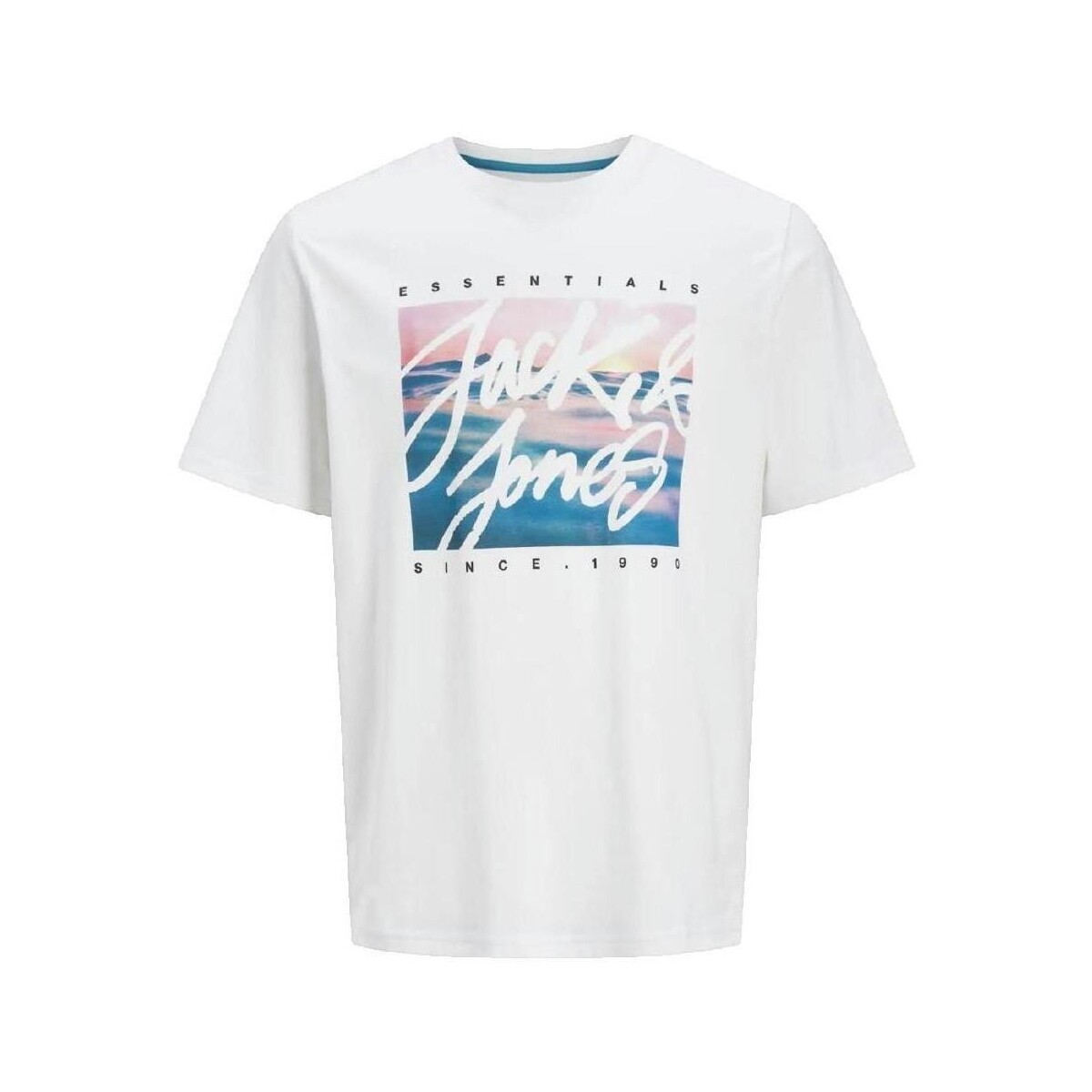 Jack & Jones  T-shirt Jack   Jones Colton Photoprint blanc  Bílá