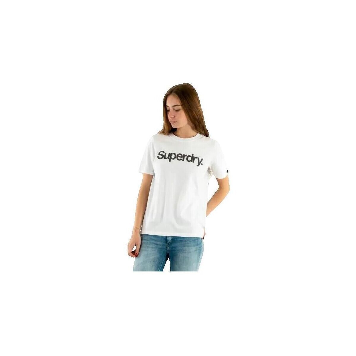 Superdry  T-shirt  Core Logo  Bílá